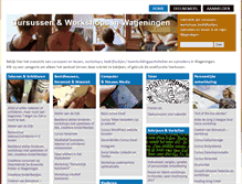 Tablet Screenshot of cursuswageningen.nl